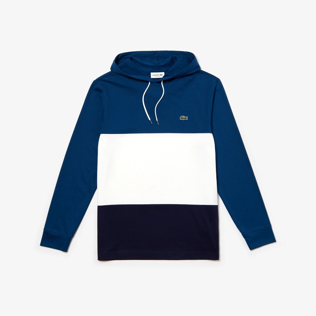 Color Block Long Sleeved Sweatshirt | Lacoste Mens