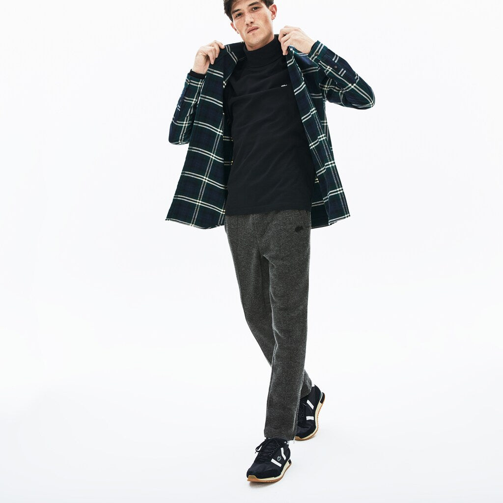 Cotton And Wool Blend Fleece Sweatpants | Lacoste Mens