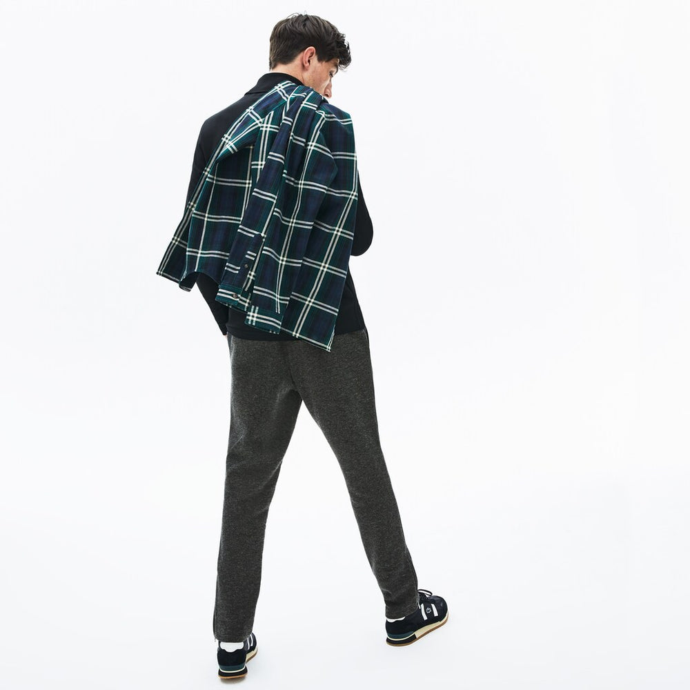 Cotton And Wool Blend Fleece Sweatpants | Lacoste Mens