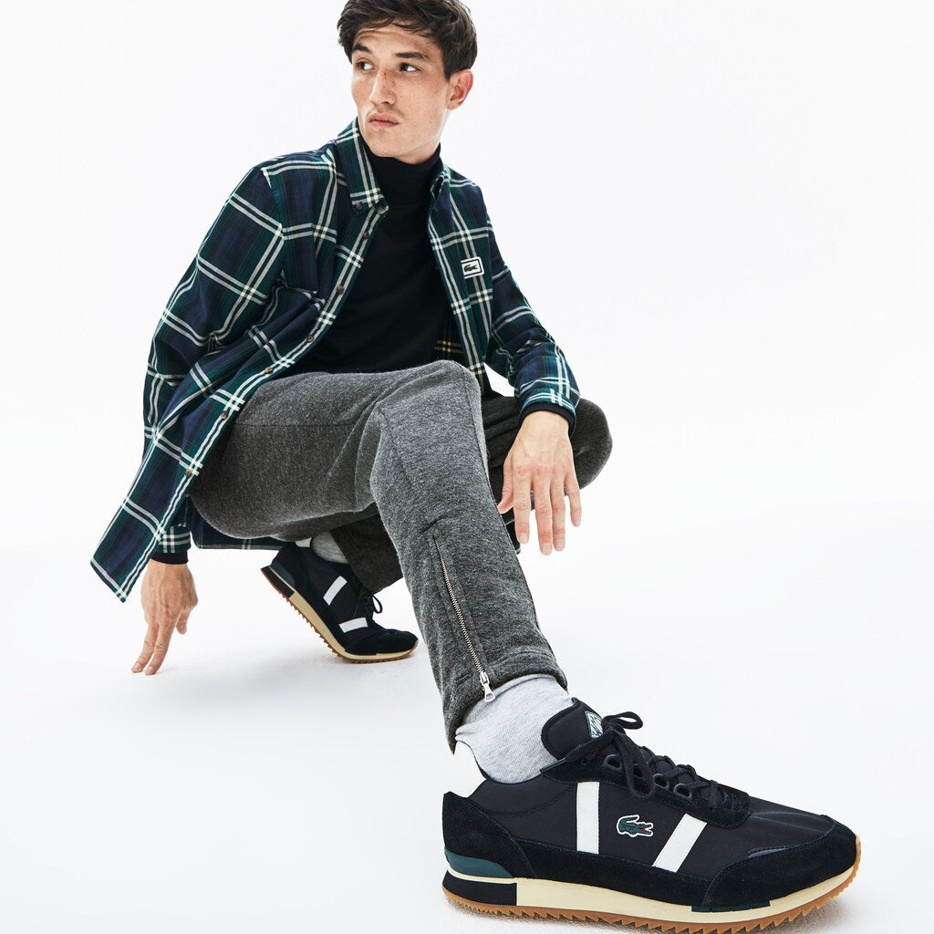 Cotton And Wool Blend Fleece Sweatpants | Lacoste Mens