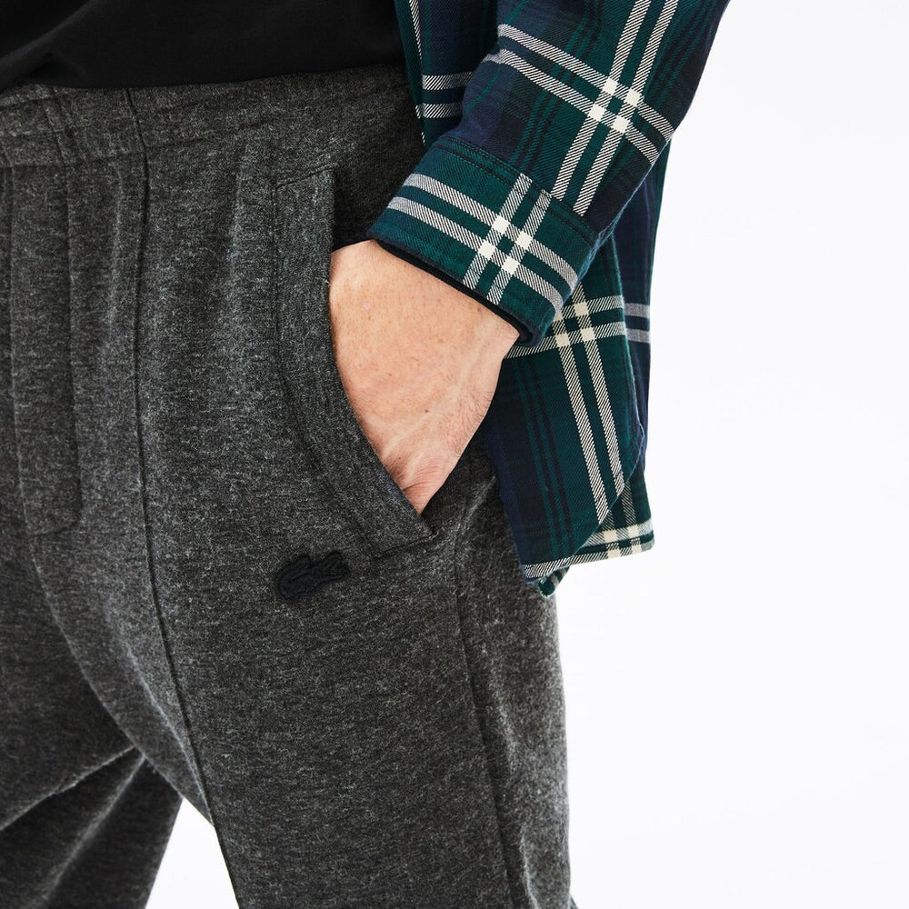 Cotton And Wool Blend Fleece Sweatpants | Lacoste Mens