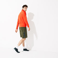 SPORT Zip Standup Neck Cotton Sweatshirt | Lacoste Mens