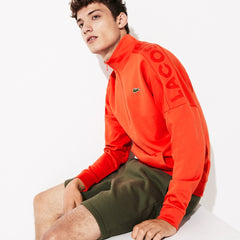 SPORT Zip Standup Neck Cotton Sweatshirt | Lacoste Mens