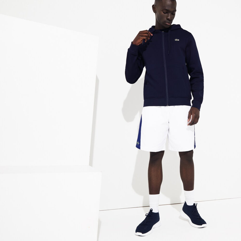 Presidents Cup Hooded Back-Printed Fleece Zip Golf Sweatshirt | Lacoste Mens