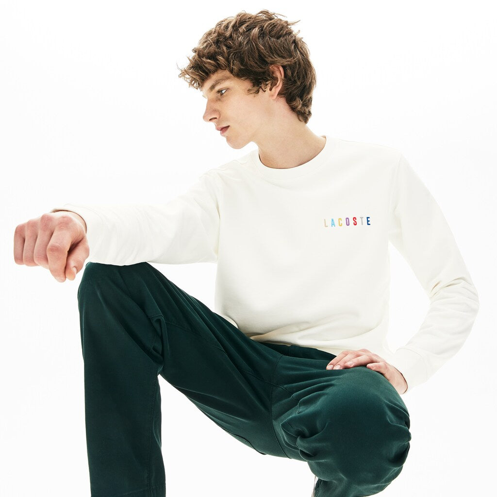 Multicolor Logo Fleece Sweatshirt | Lacoste Mens