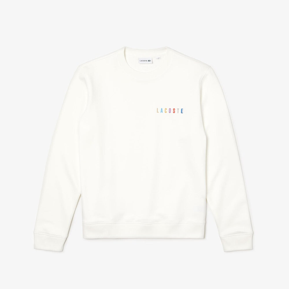 Multicolor Logo Fleece Sweatshirt | Lacoste Mens
