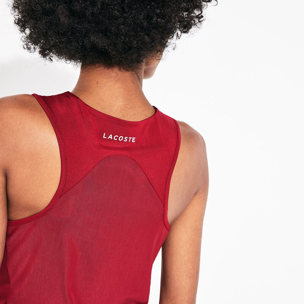 Wo  SPORT Geometric Print Tennis Tank Top | Lacoste Womens