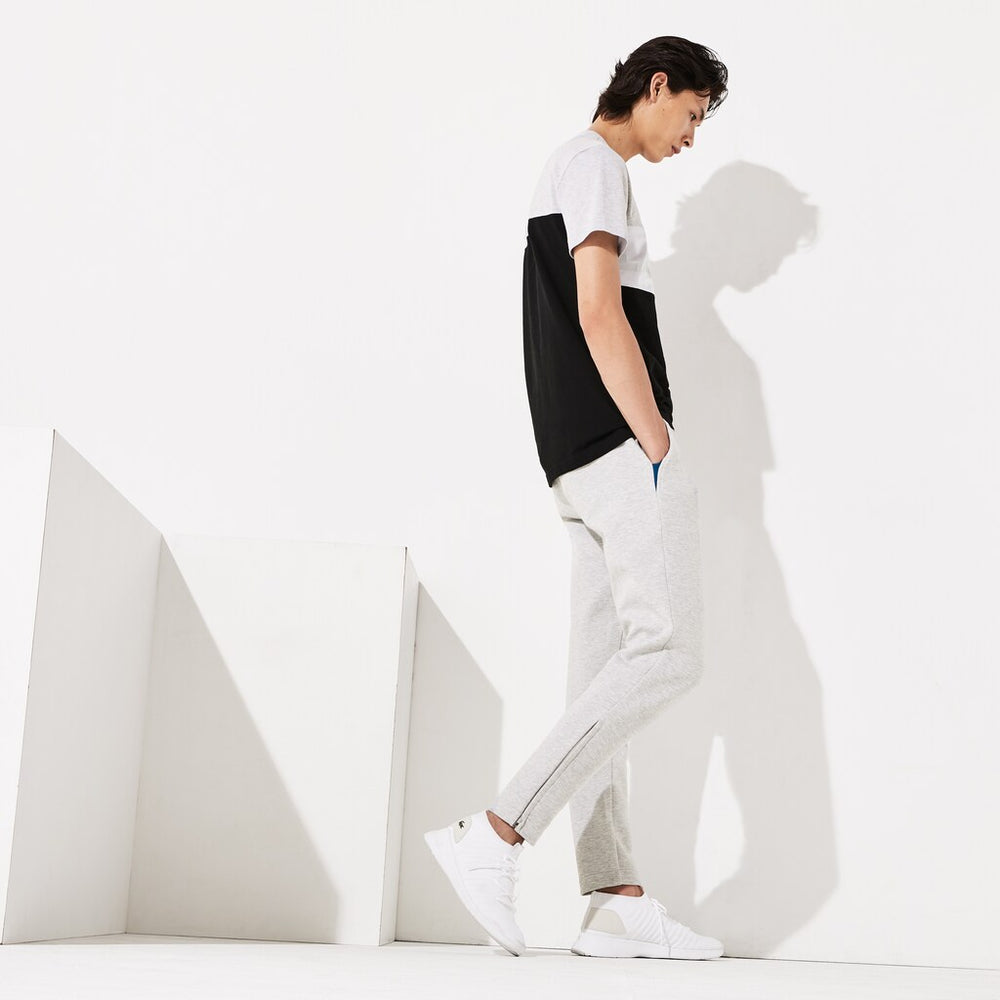 SPORT Fitted Cotton-Blend Sweatpants | Lacoste Mens