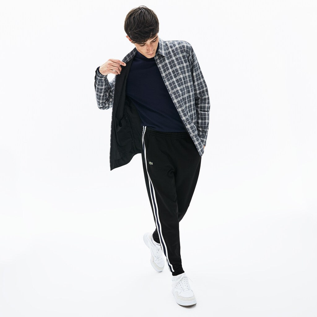 Fleece Side Stripe Trackpants | Lacoste Mens