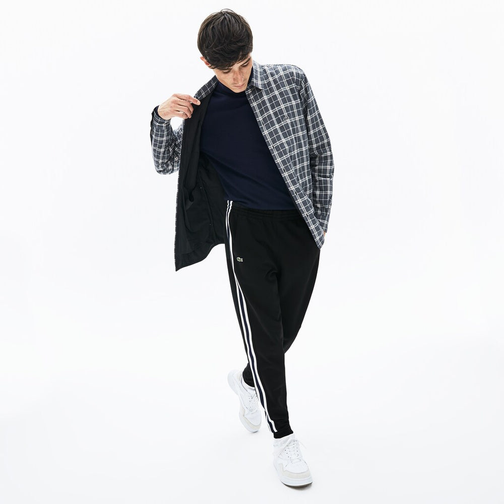 Fleece Side Stripe Trackpants | Lacoste Mens