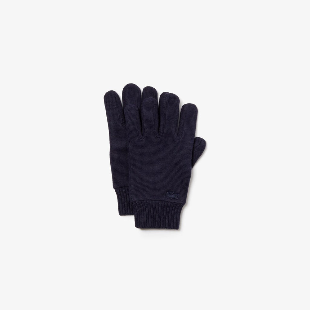Cotton And Cashmere Knit Gloves | Lacoste Mens