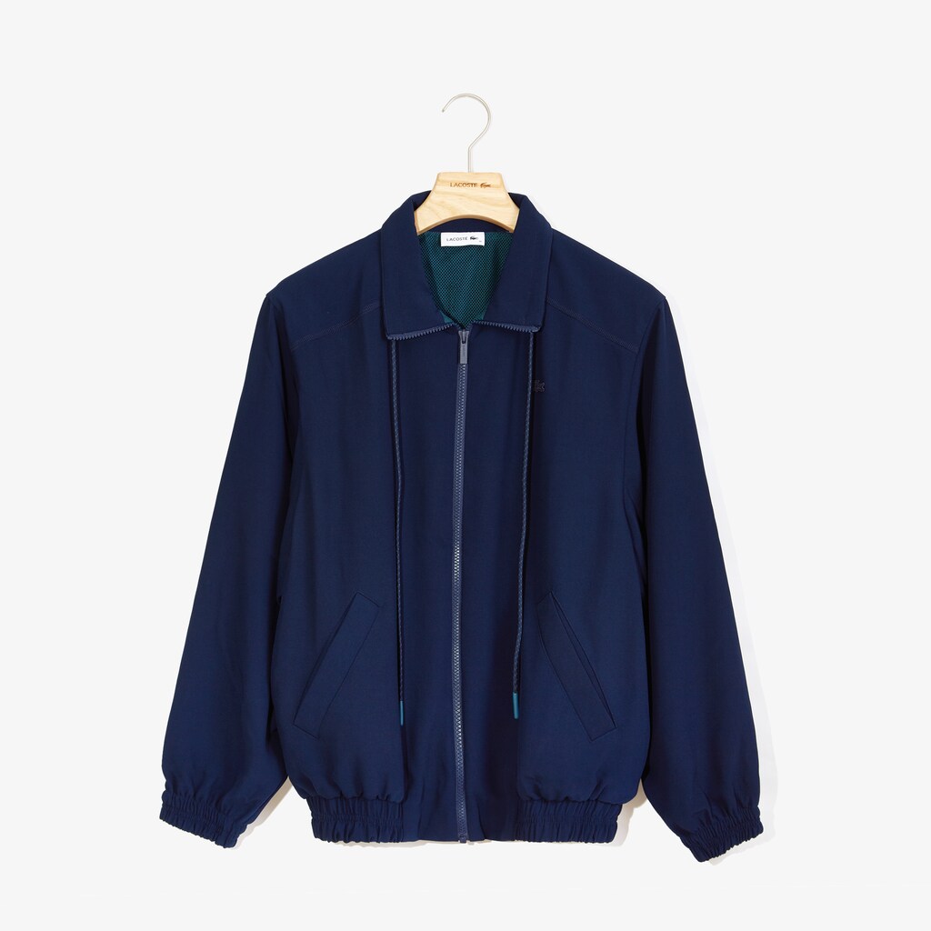 Wo  Motion Oversized Twill Zippered Jacket | Lacoste Womens