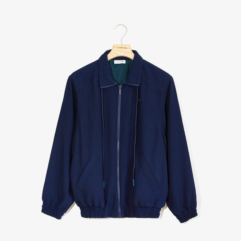 Wo  Motion Oversized Twill Zippered Jacket | Lacoste Womens