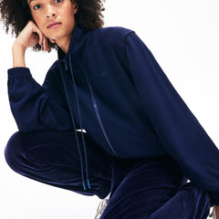 Wo  Motion Oversized Twill Zippered Jacket | Lacoste Womens