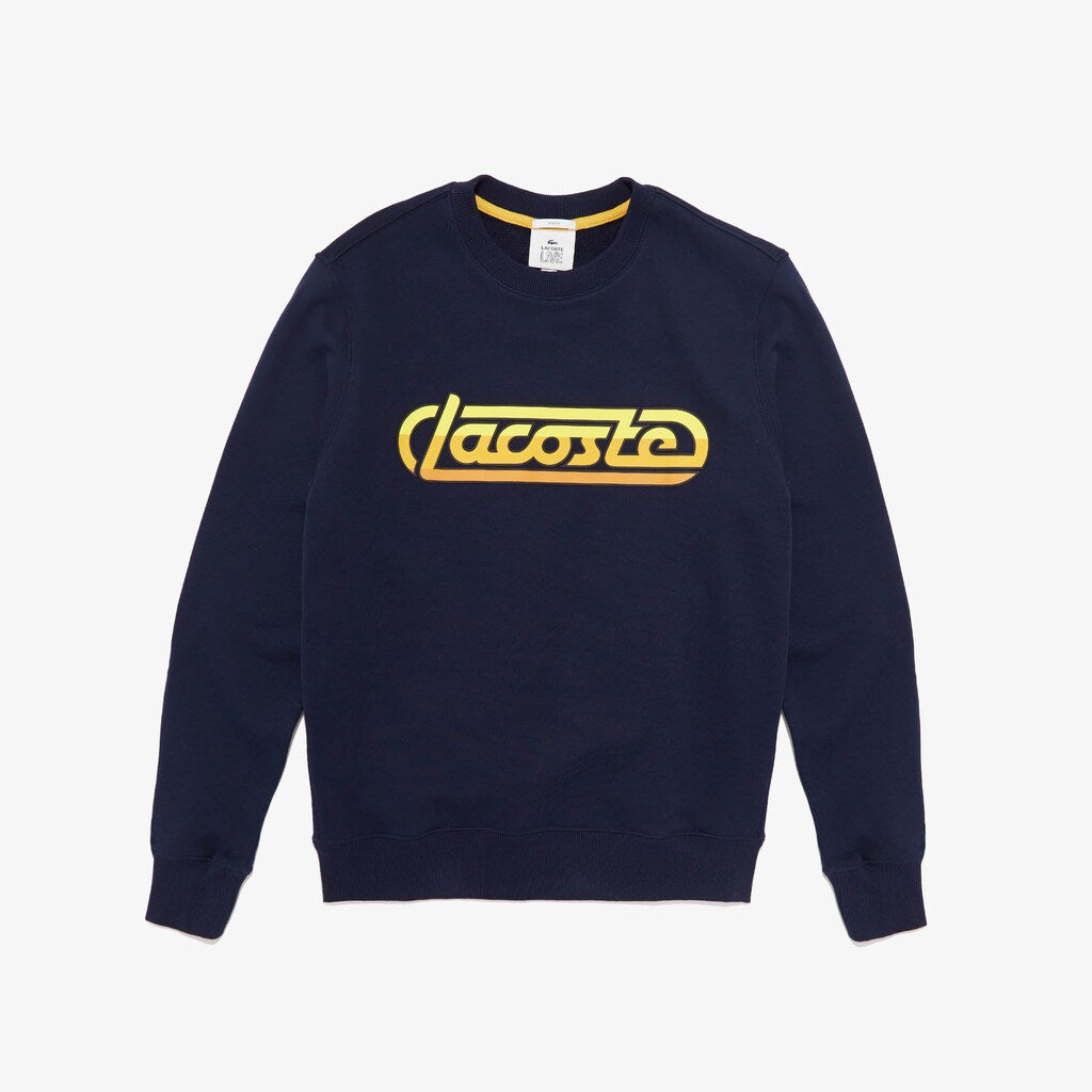 Unisex LIVE Signature Fleece Sweatshirt | Lacoste Mens