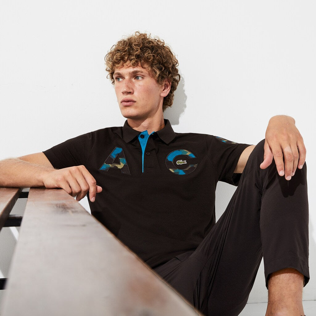 Camo Logo Ultra-Light Cotton Polo | Lacoste Mens