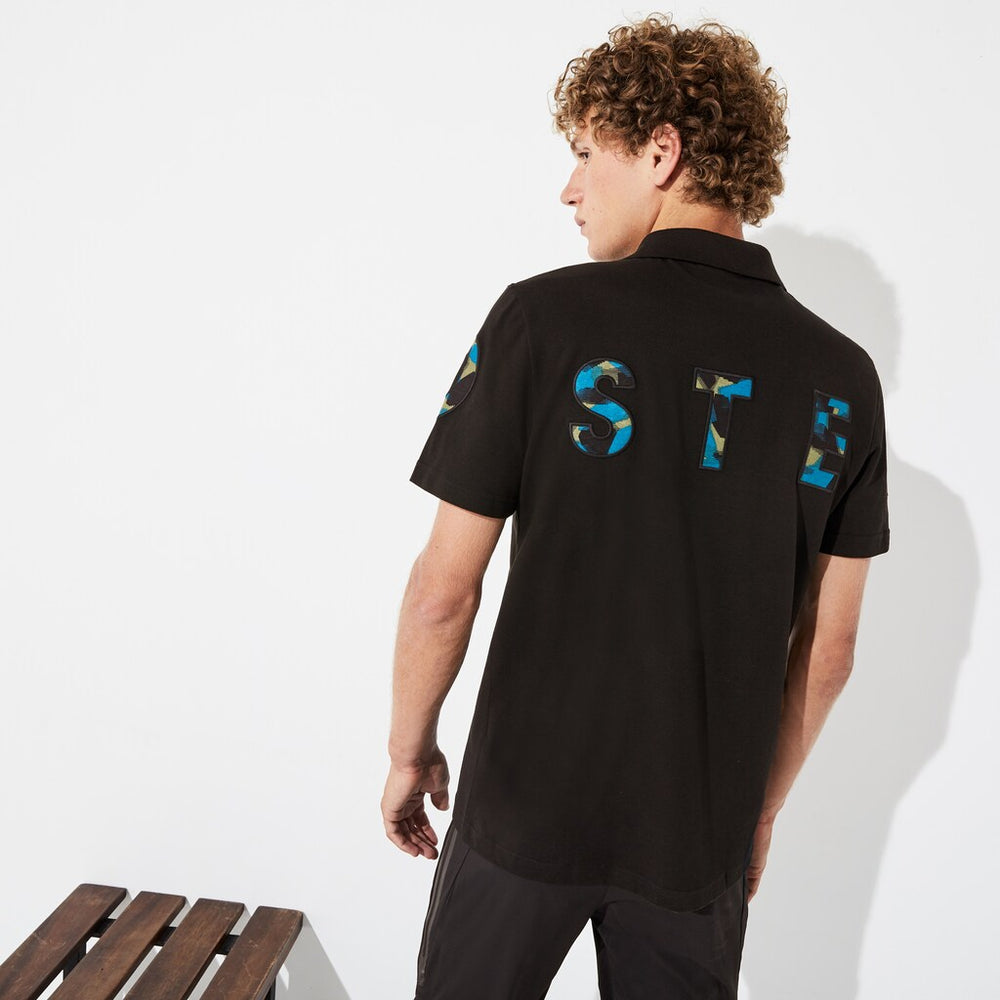 Camo Logo Ultra-Light Cotton Polo | Lacoste Mens