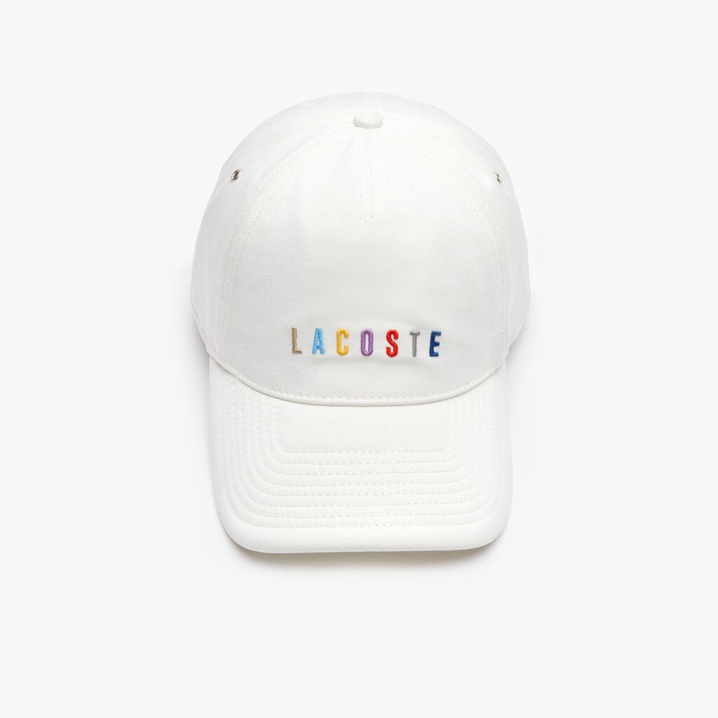 Multicolored Logo Cotton Cap | Lacoste Mens
