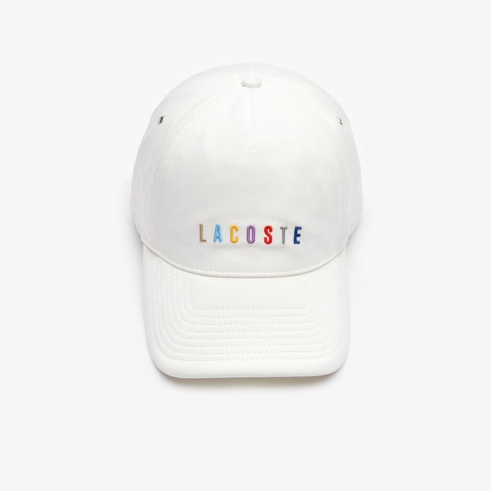 Multicolored Logo Cotton Cap | Lacoste Mens