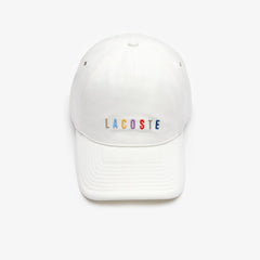 Multicolored Logo Cotton Cap | Lacoste Mens