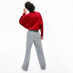 Wo  Crewneck Multi Croc Logo Fleece Sweatshirt | Lacoste Womens