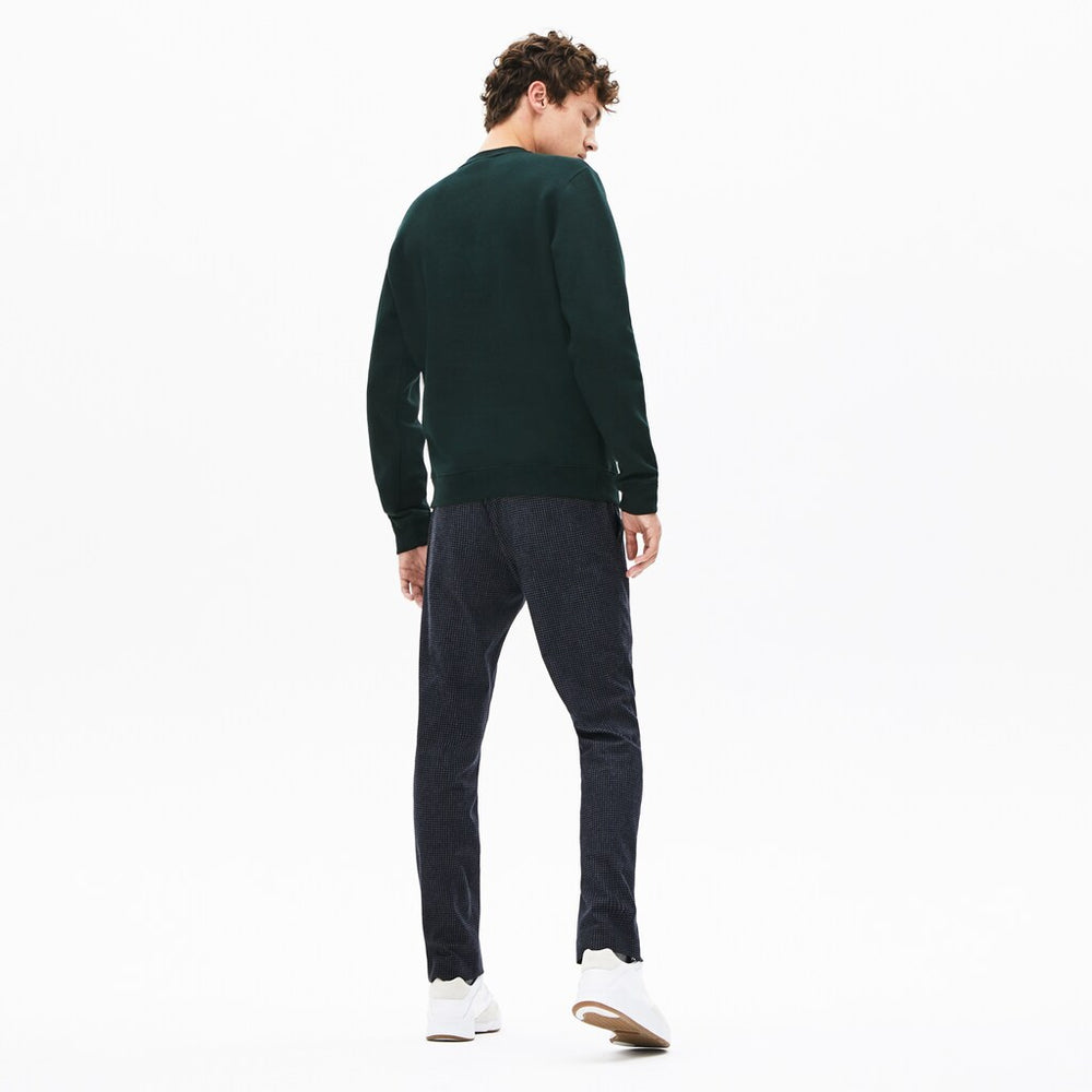 Crewneck Croco Magic Logo Fleece Sweatshirt | Lacoste Mens