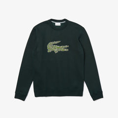 Crewneck Croco Magic Logo Fleece Sweatshirt | Lacoste Mens