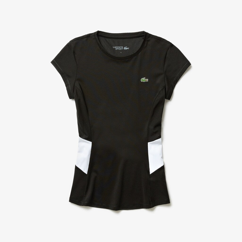 Wo  SPORT Stretch Tech Jersey Mesh T-shirt | Lacoste Womens