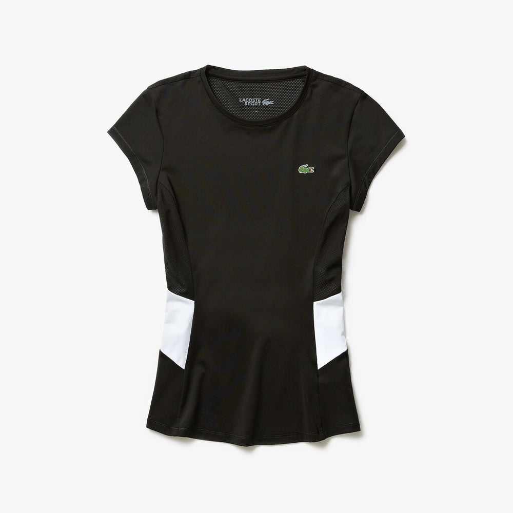 Wo  SPORT Stretch Tech Jersey Mesh T-shirt | Lacoste Womens