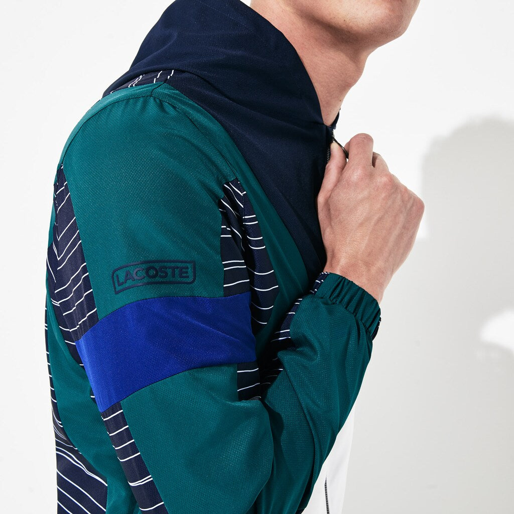 SPORT Hooded Color-Block Tennis Track Suit | Lacoste Mens