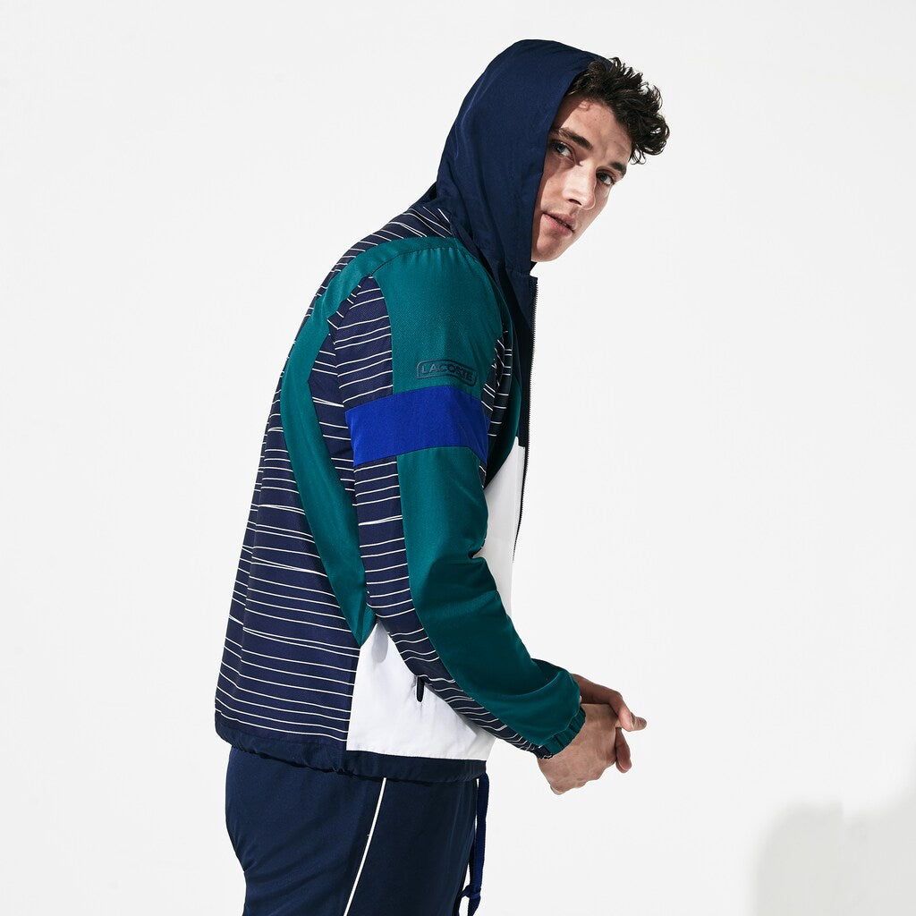 SPORT Hooded Color-Block Tennis Track Suit | Lacoste Mens