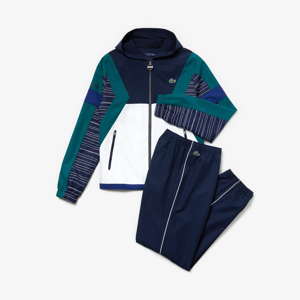 SPORT Hooded Color-Block Tennis Track Suit | Lacoste Mens