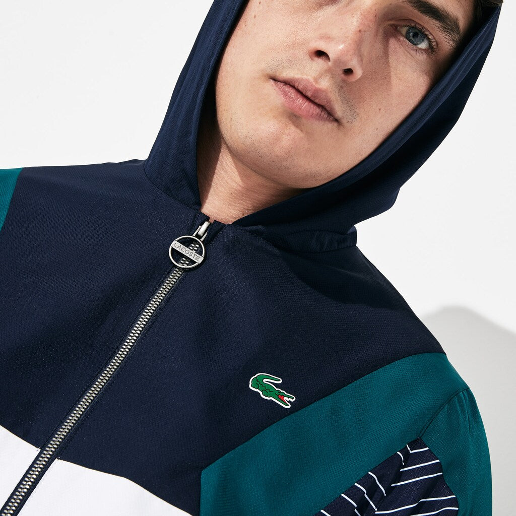 SPORT Hooded Color-Block Tennis Track Suit | Lacoste Mens