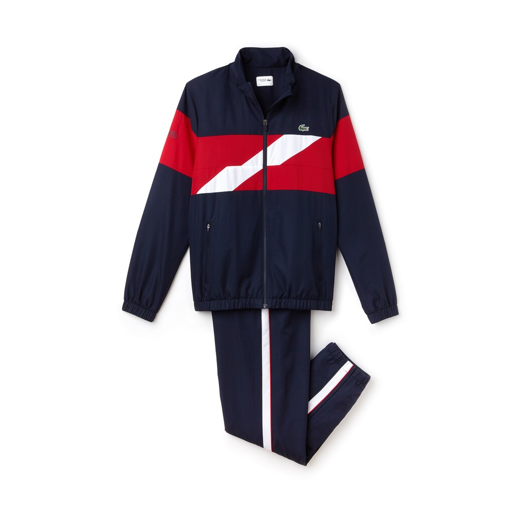SPORT Colored Bands Taffeta Tennis Tracksuit | Lacoste Mens