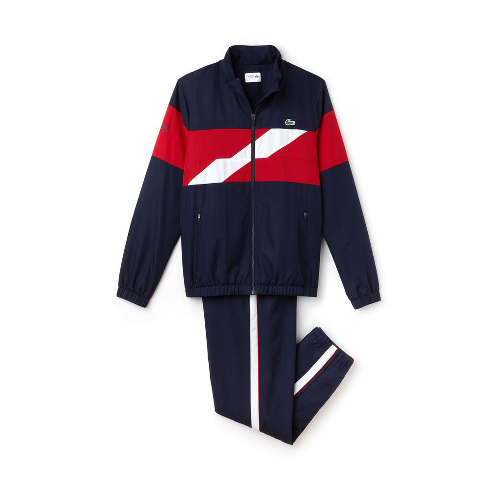 SPORT Colored Bands Taffeta Tennis Tracksuit | Lacoste Mens