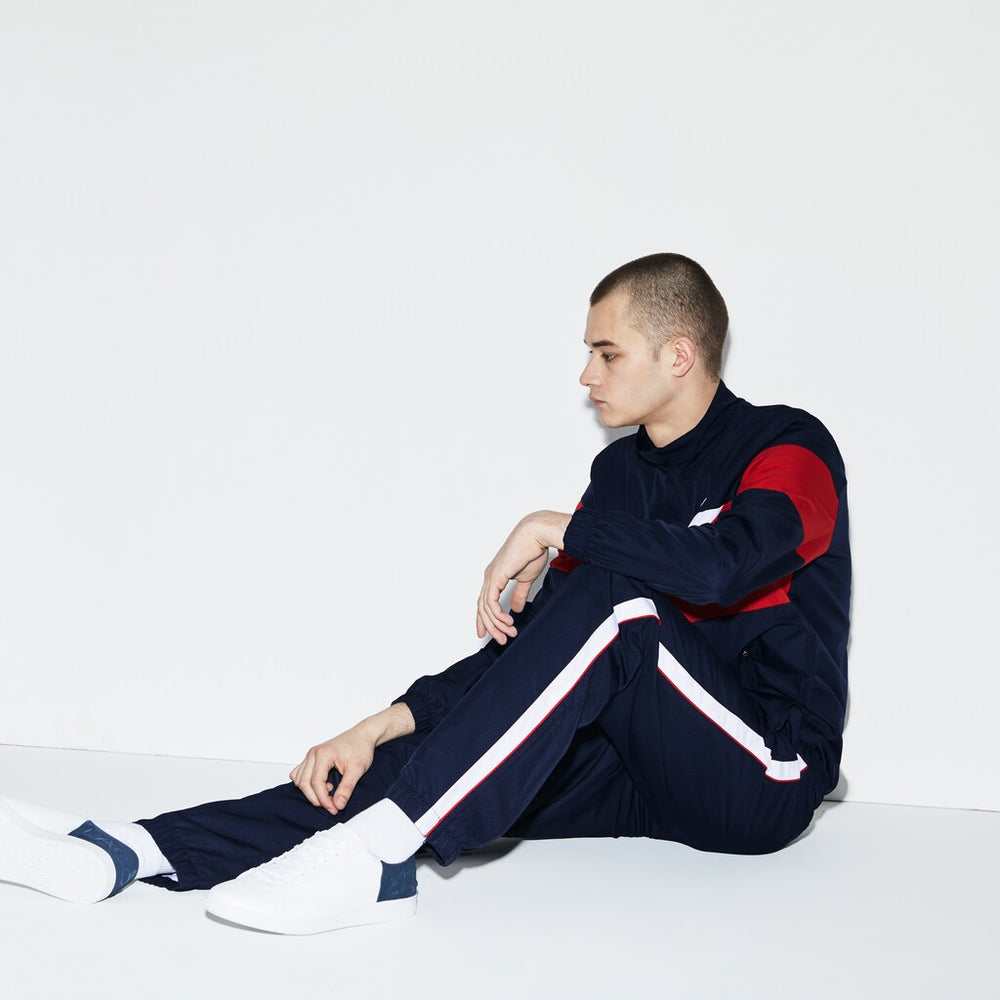SPORT Colored Bands Taffeta Tennis Tracksuit | Lacoste Mens