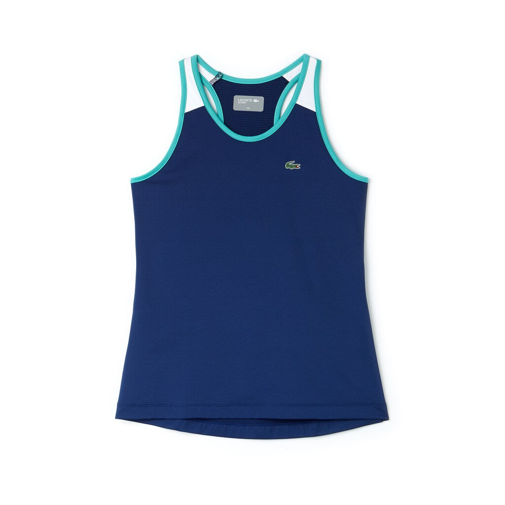 Wo  SPORT Stretch Jersey Racerback Tennis Tank Top | Lacoste Womens