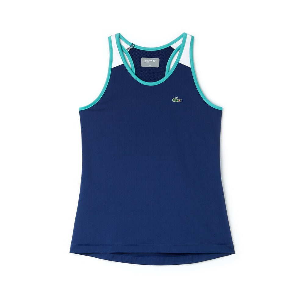Wo  SPORT Stretch Jersey Racerback Tennis Tank Top | Lacoste Womens