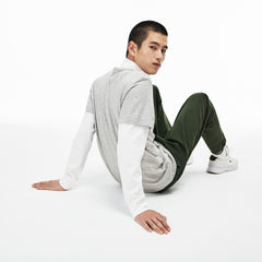 Crew Neck Oversized Badge Cotton Jersey T-Shirt | Lacoste Mens
