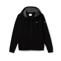 SPORT Novak Djokovic Technical Fleece Hooded Zip Sweatshirt | Lacoste Mens