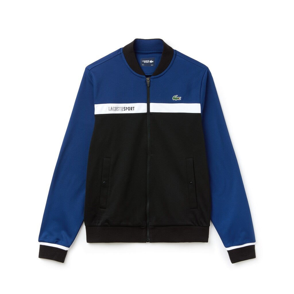 SPORT Colorblock Zip Piqué Tennis Sweatshirt | Lacoste Mens