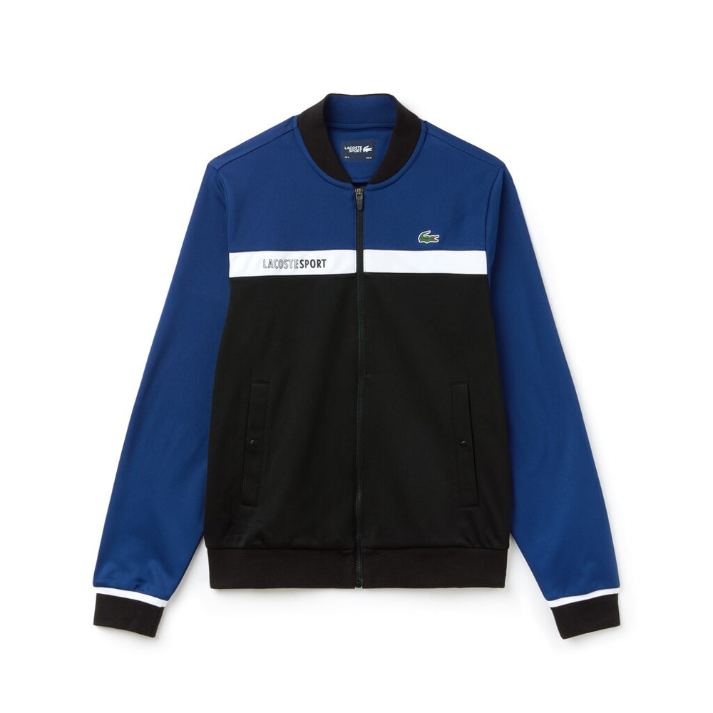 SPORT Colorblock Zip Piqué Tennis Sweatshirt | Lacoste Mens