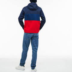 Hooded Colorblock Fleece Jersey Sweatshirt | Lacoste Mens