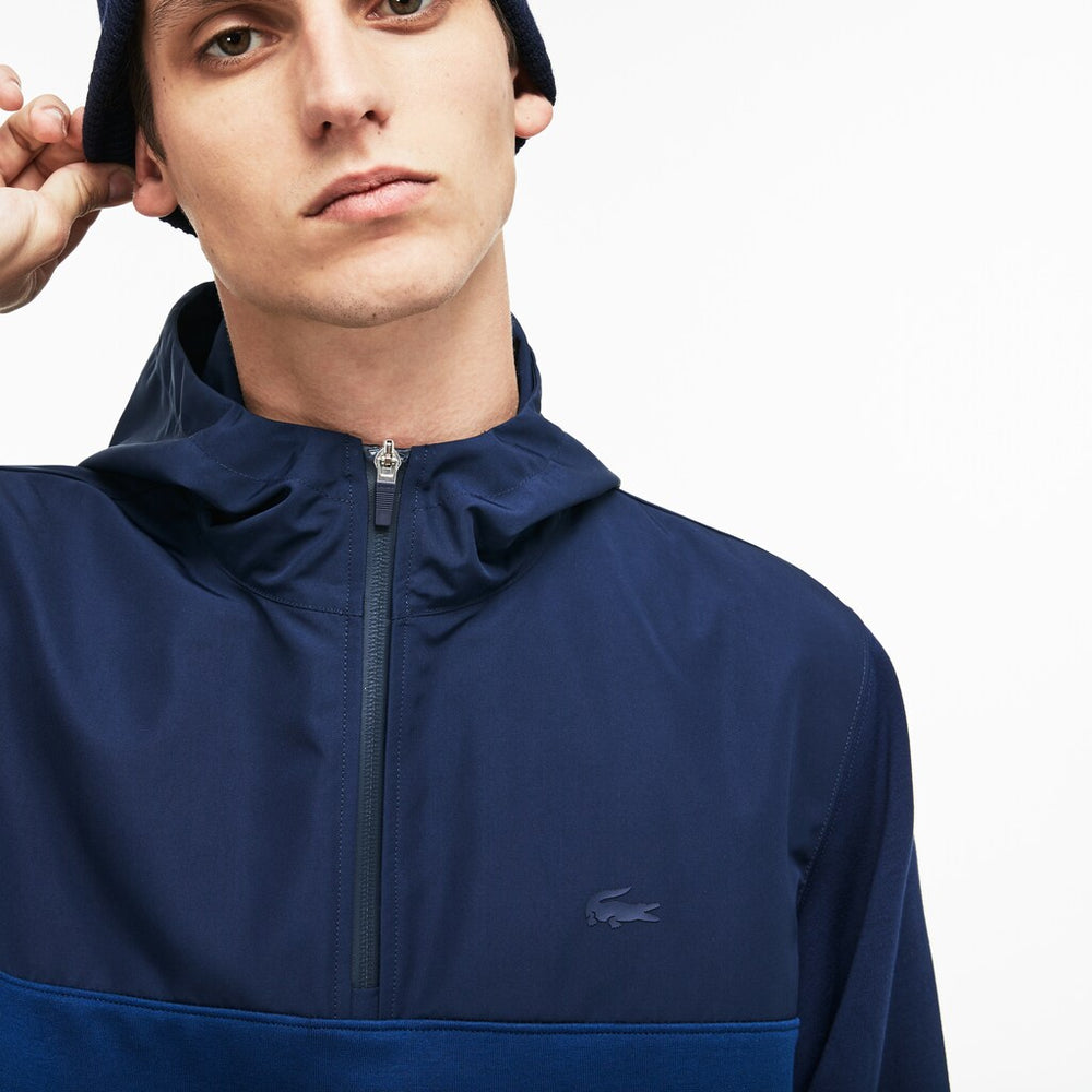 Hooded Colorblock Fleece Jersey Sweatshirt | Lacoste Mens