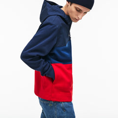 Hooded Colorblock Fleece Jersey Sweatshirt | Lacoste Mens