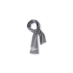 Jacquard Crocodile Wool Scarf | Lacoste Mens