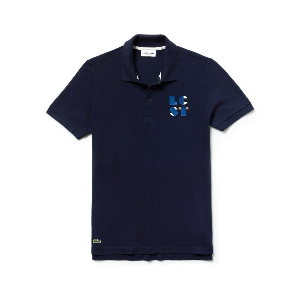 Regular Fit LCST Lettering Petit Piqué Polo | Lacoste Mens