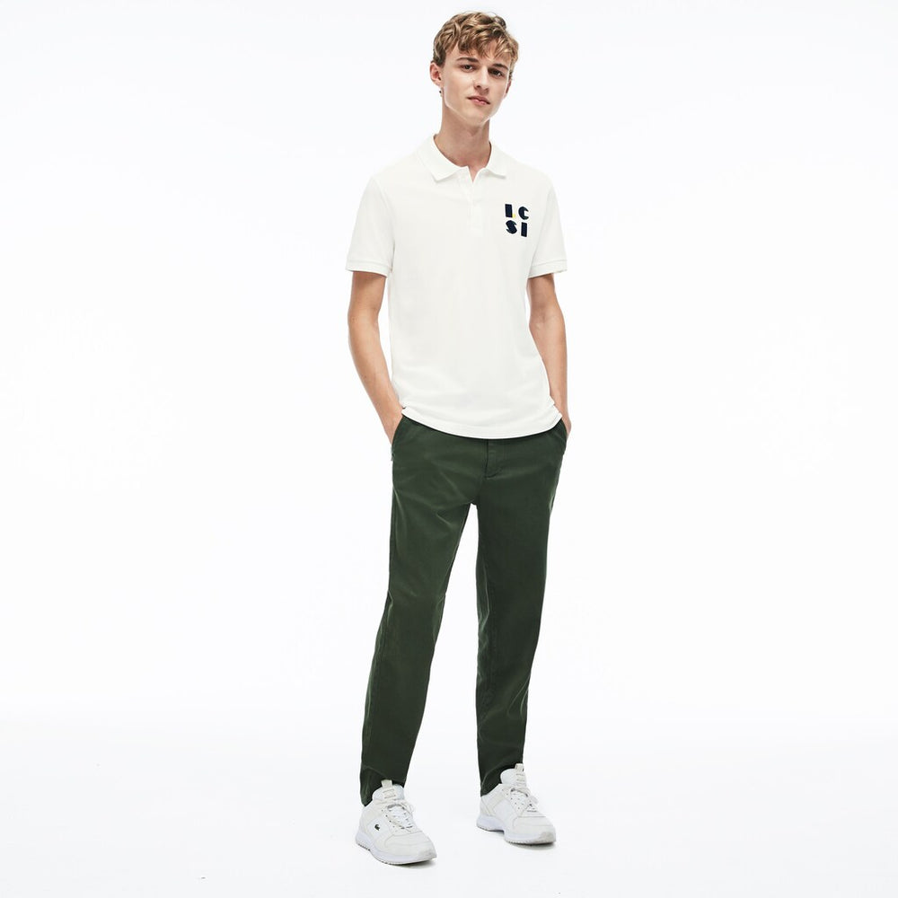 Regular Fit LCST Lettering Petit Piqué Polo | Lacoste Mens