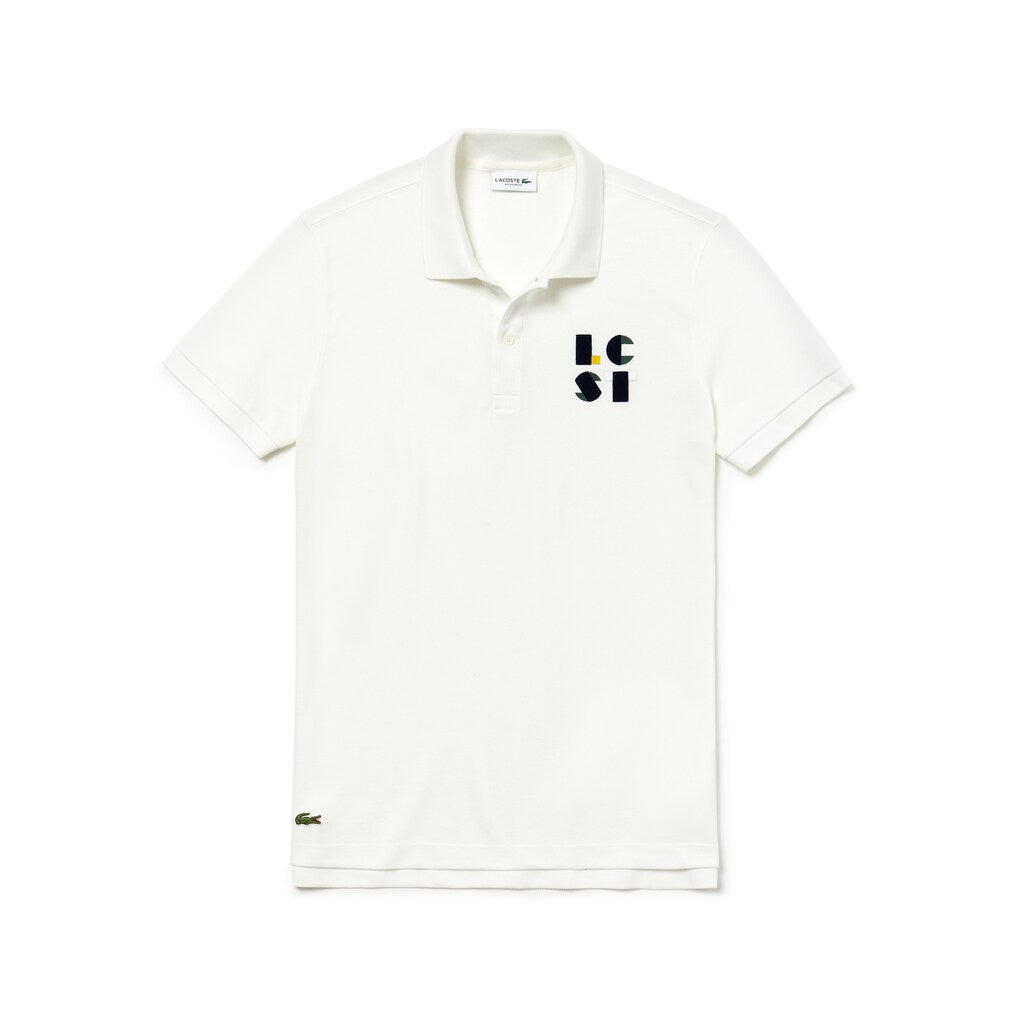Regular Fit LCST Lettering Petit Piqué Polo | Lacoste Mens