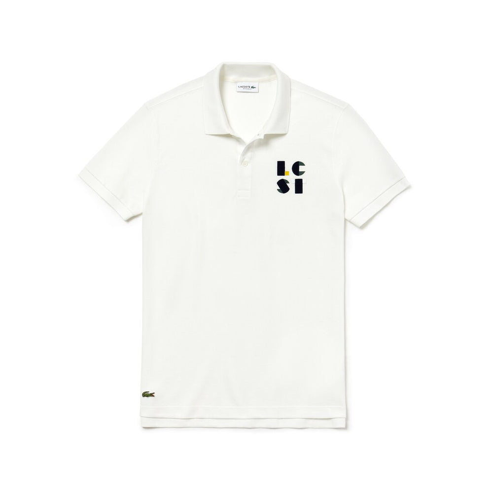 Regular Fit LCST Lettering Petit Piqué Polo | Lacoste Mens